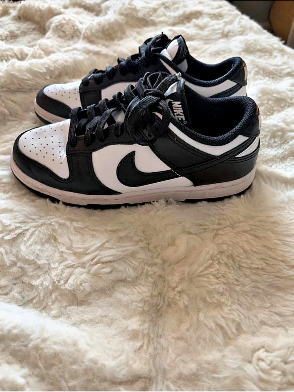 Nike Dunk Low Retro "Panda" Black & White Sneakers Like New